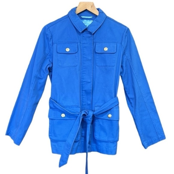 DRAPER JAMES Twill Field Jacket Cobalt Blue Small - Picture 4 of 10
